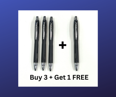 Uni-Pin SXN-210 Ultra Smooth Retractable Jetstream Pen OFFER BUY 3 GET 1 FREE