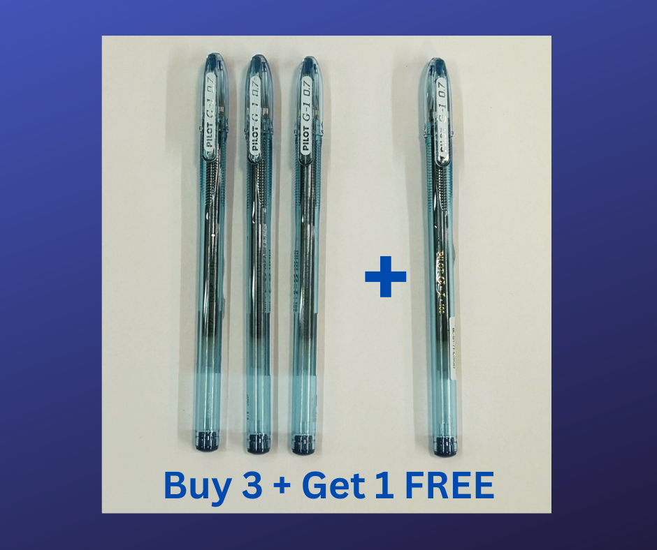 Pilot G-1 (Steel) Rollerball - OFFER BUY 3 GET 1 FREE