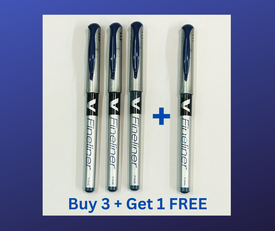 Pilot V Fineliner - OFFER BUY 3 GET 1 FREE