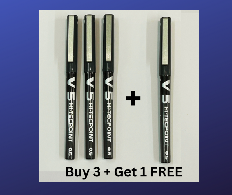 Pilot V5/V7 Hi-Tecpoint Rollerball - OFFER BUY 3 GET 1 FREE