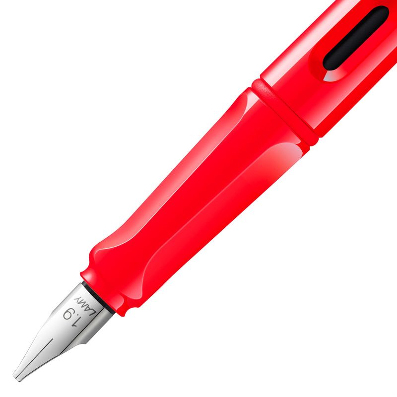 Lamy Joy Italic Fountain Pen - Strawberry Red 1.9mm nib