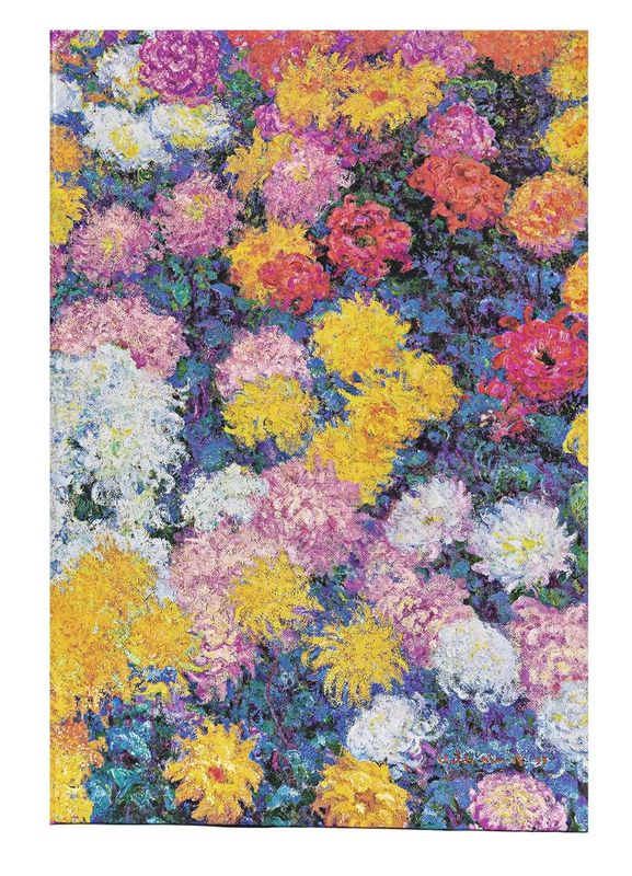 Paperblanks Mini Unlined Notebook - Monet's Chrysanthemums