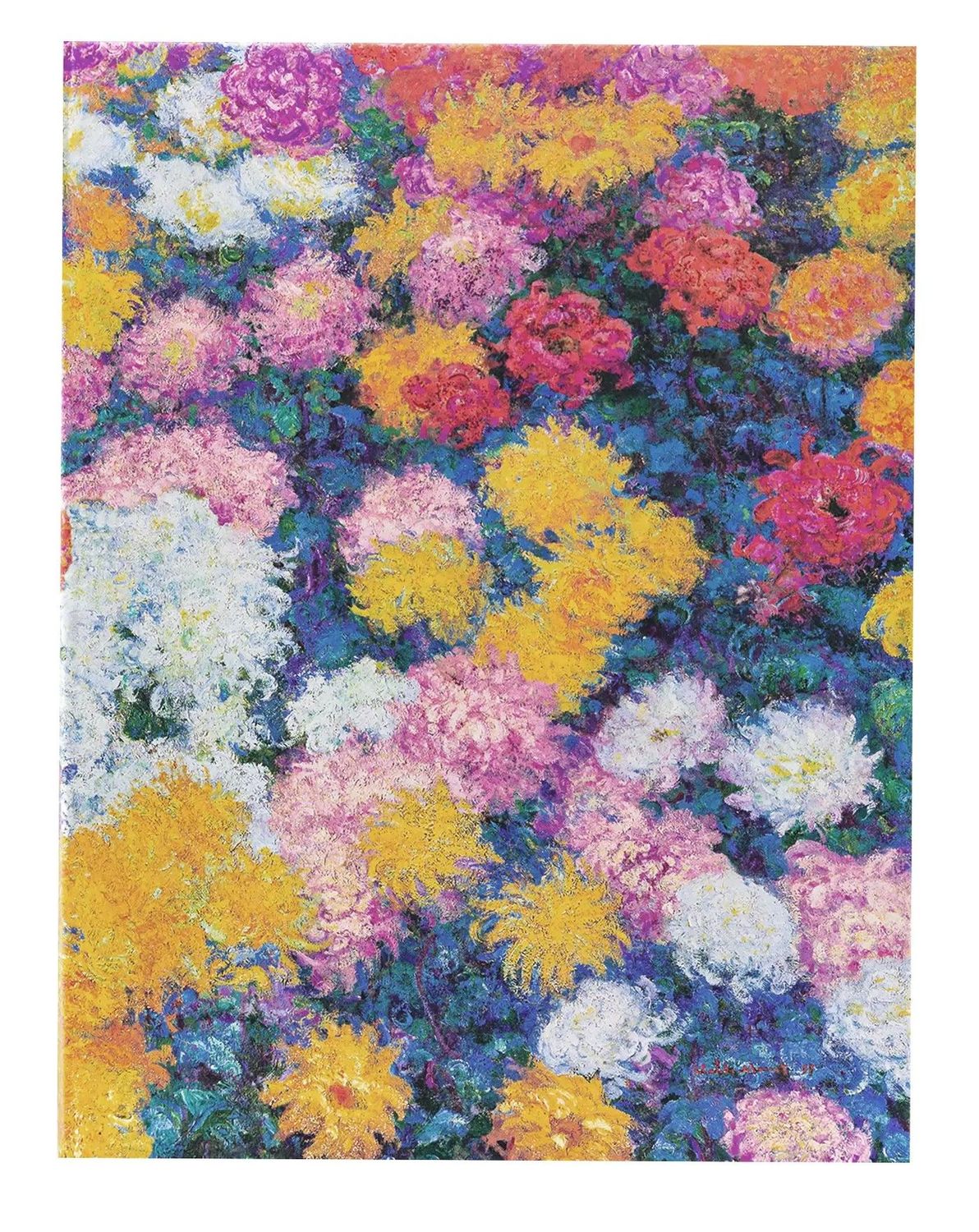 Paperblanks Ultra Lined Notebook - Monet's Chrysanthemums