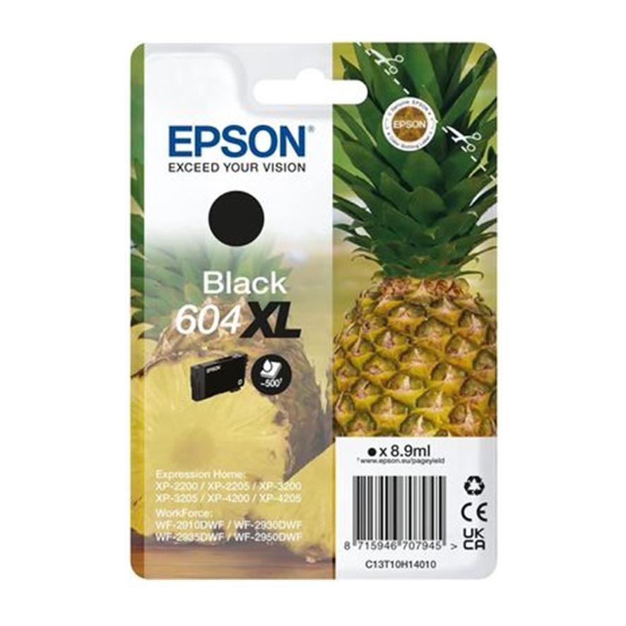 Genuine Epson 604XL (Pineapple) Black Cartridge