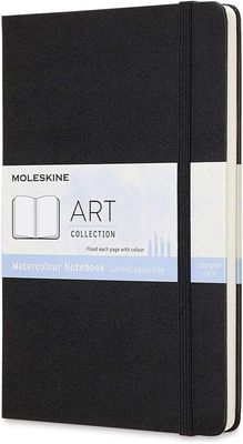 Moleskine Large Black Hardcover Watercolour Notebook