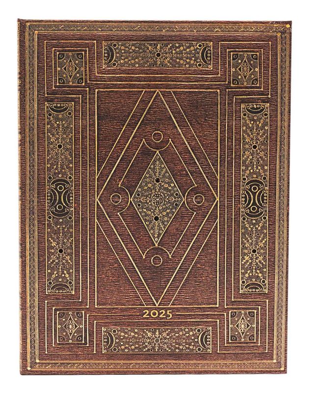 Paperblanks Ultra 2025 Week To View Hard Cover Diary - First Folio