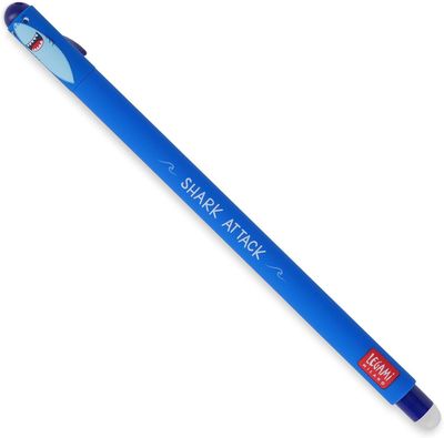 Legami Erasable Shark Pen - Blue Ink