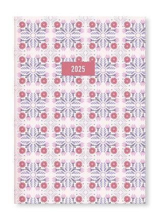 Letts Morocco A5 Week to View Diary 2025 - Pink