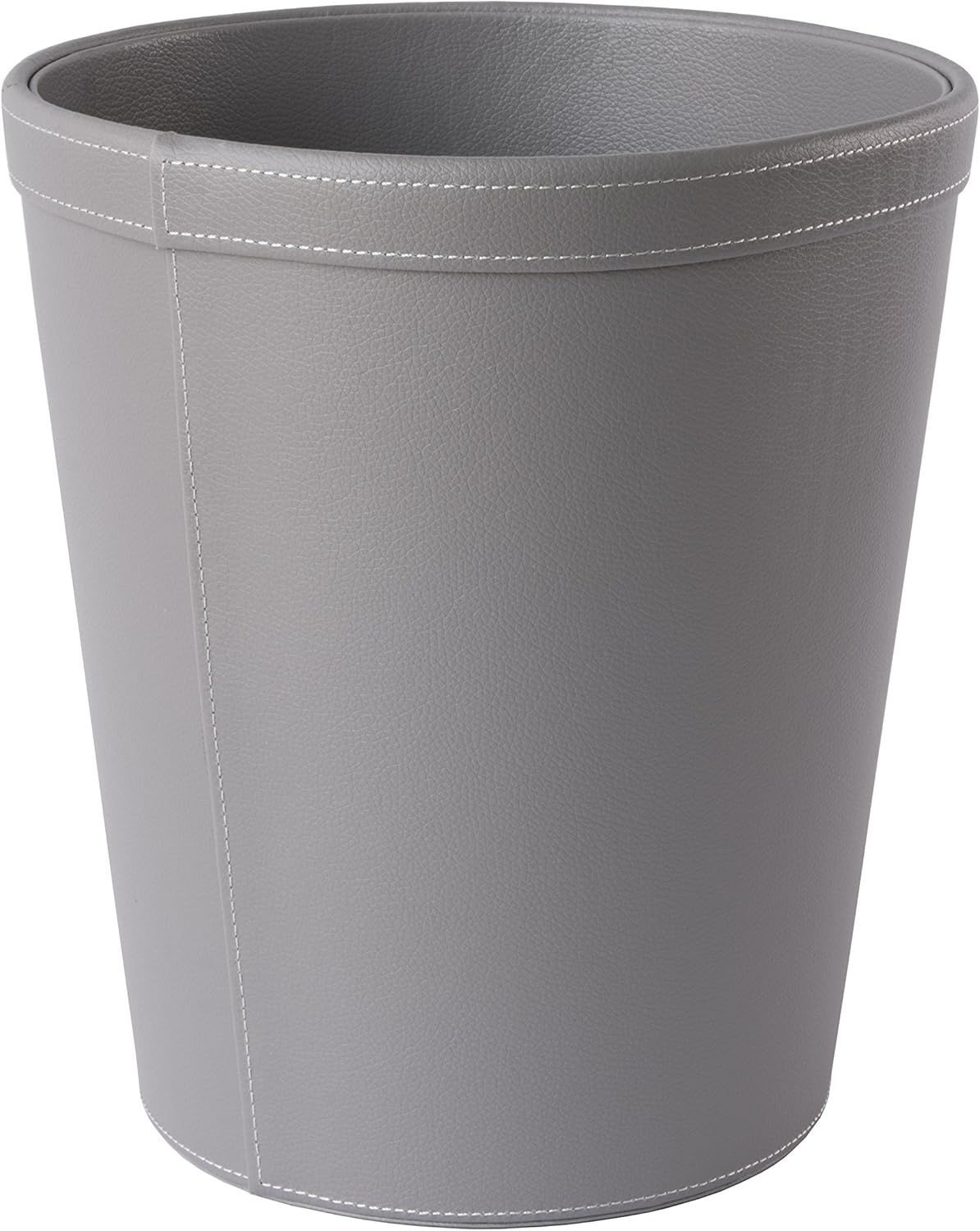 OSCO Grey Faux Leather Bin