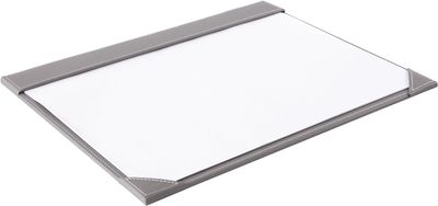 OSCO Grey Faux Leather Desk Mat - A3