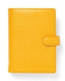 Filofax Finsbury Mustard Pocket Organiser