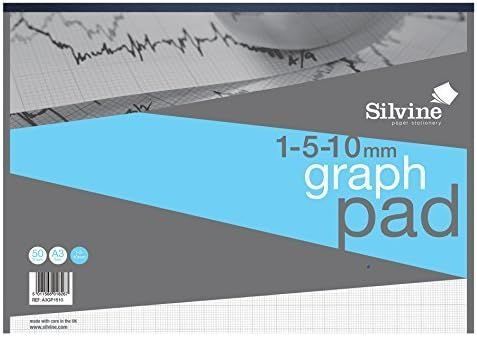 Silvine A3 1/5/10mm Graph Pad (A3GP1510)