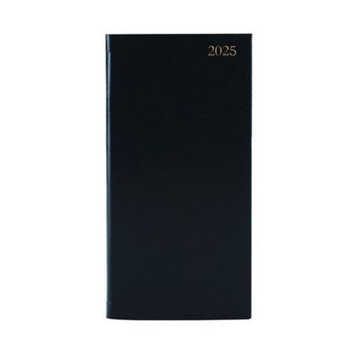 Pocket Slim Week to View Diary 2025 – Black