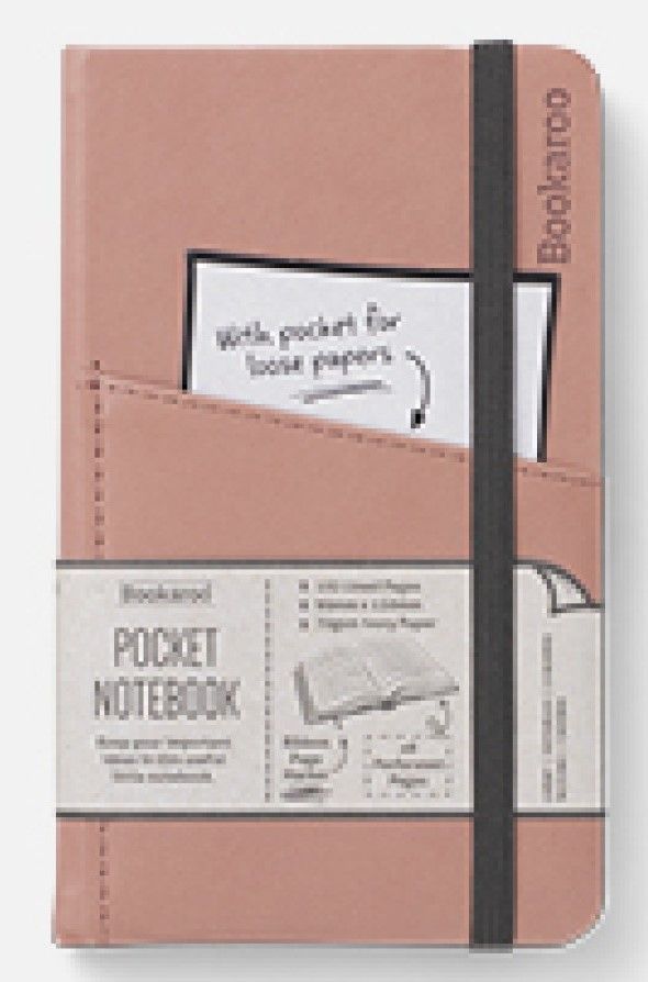 Bookaroo A6 Pocket Notebook - Blush