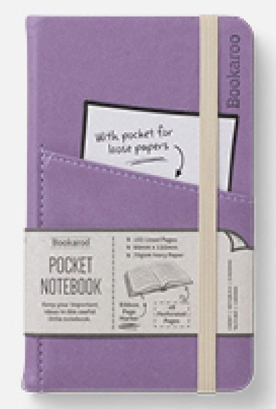 Bookaroo A6 Pocket Notebook - Aubergine