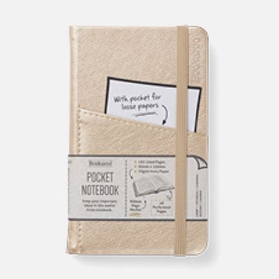 Bookaroo A6 Pocket Notebook - Gold