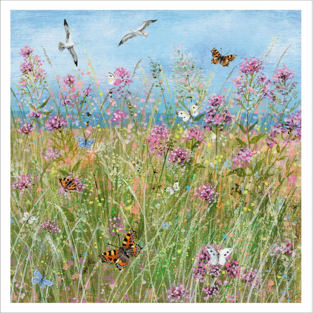 Wildflowers on a Sea Wall