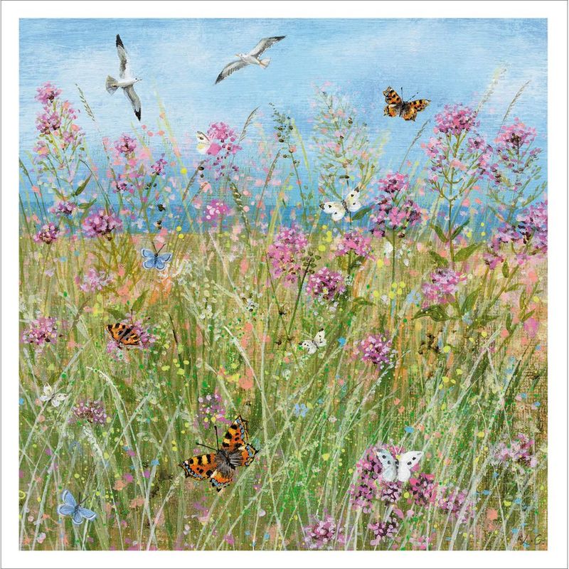 Wildflowers on a Sea Wall
