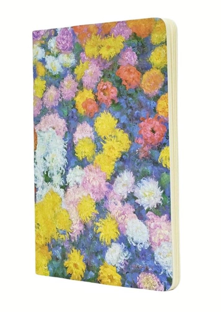 Paperblanks Cahier A5 Unlined Notebook - Monet's Chrysanthemums