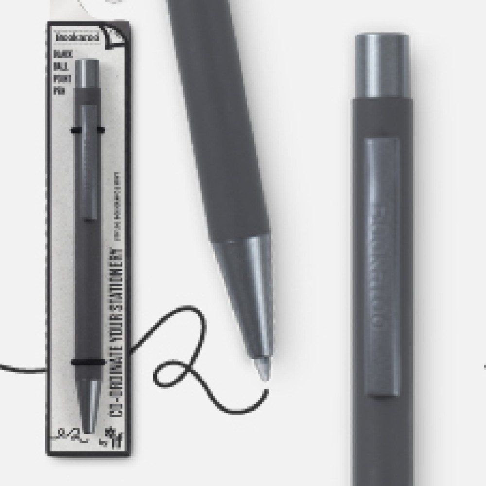 Bookaroo Ballpoint Pen - Charcoal