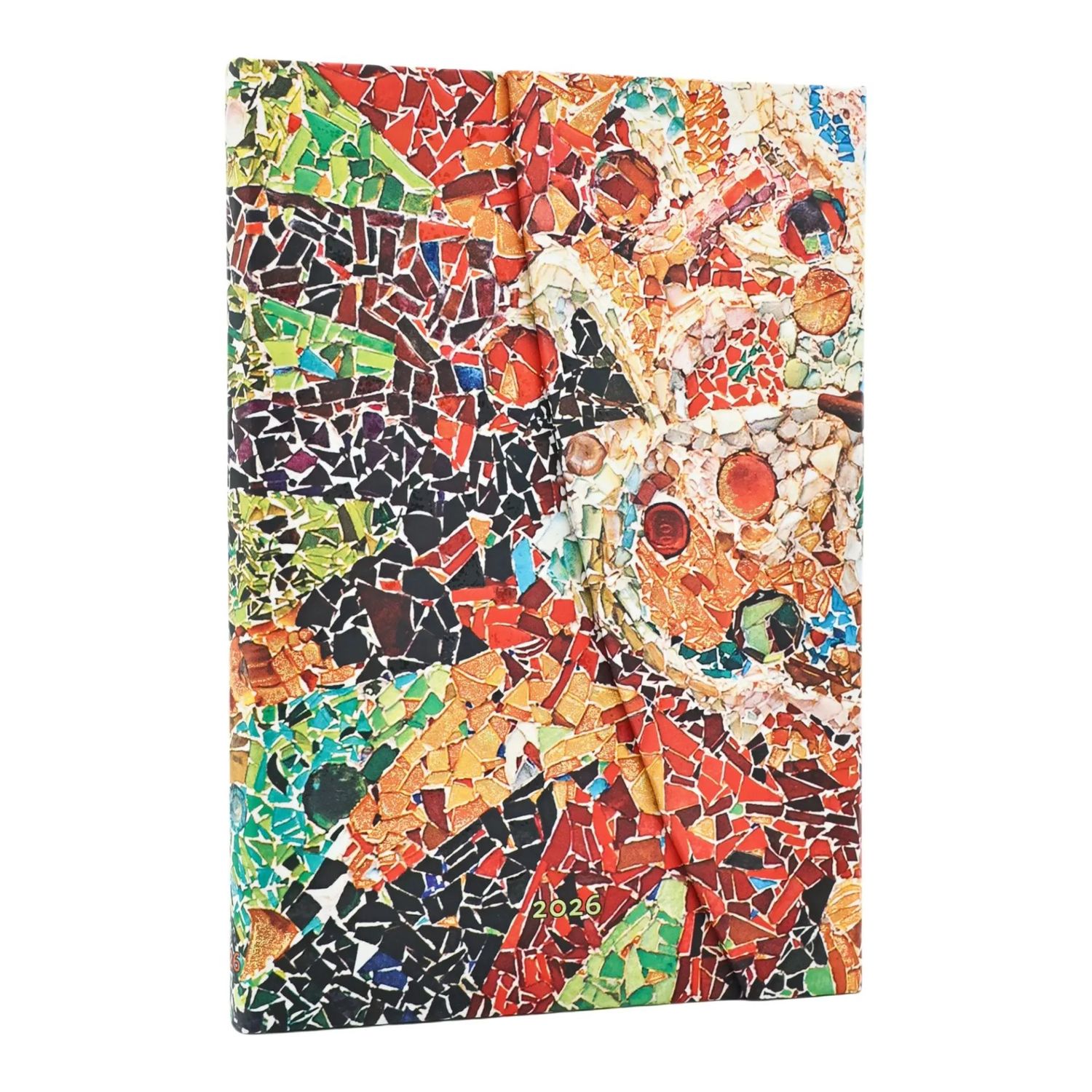 Paperblanks 2023 Mini Diary / Planner - Blue Ink Design, Horizontal Layout (100x140mm) - 12 Month Stitched Journal