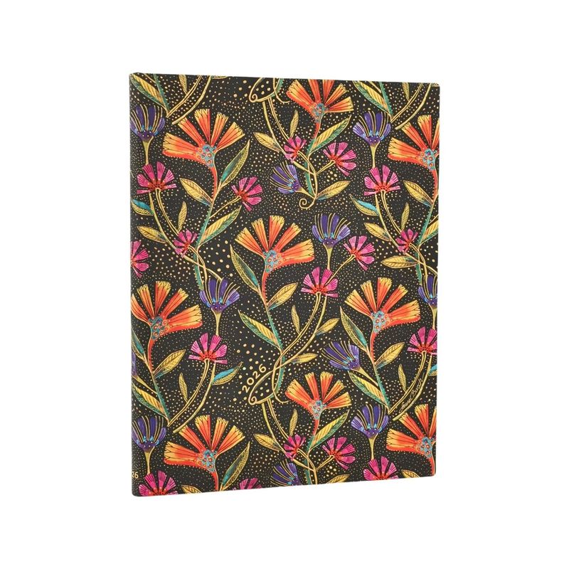 Paperblanks Ultra 2026 Week To View Flexi Soft Cover Diary - Wild Flowers