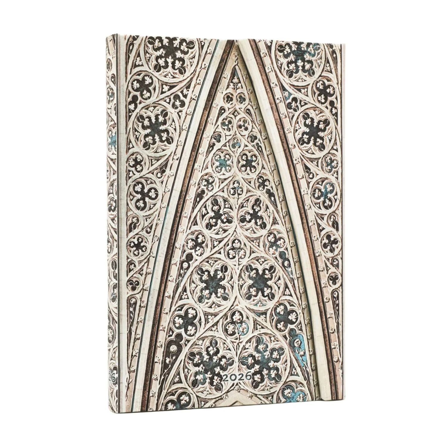 Paperblanks Mini 2026 Week To View Hard Cover Diary - Vault of Milan Cathedral