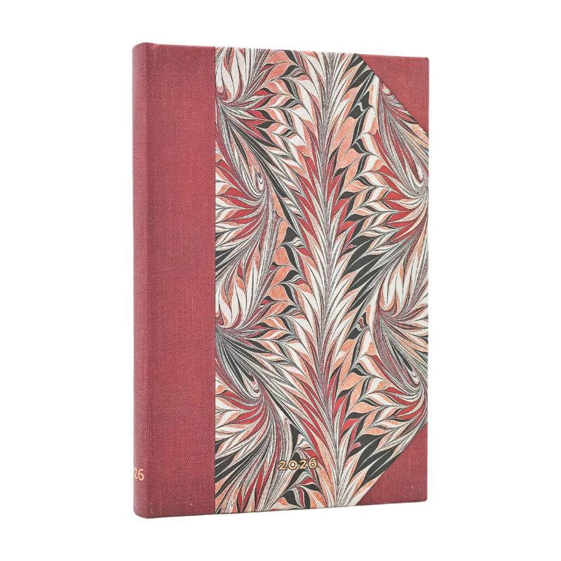 Paperblanks Mini 2026 Week To View Hard Cover Diary -  Rubedo