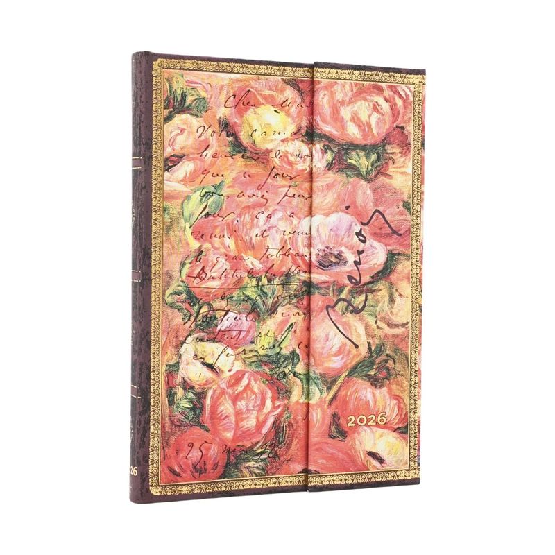 Paperblanks Midi 2026 Week To View Hard Cover Diary - Renoir, Letter to Morisot (1892)