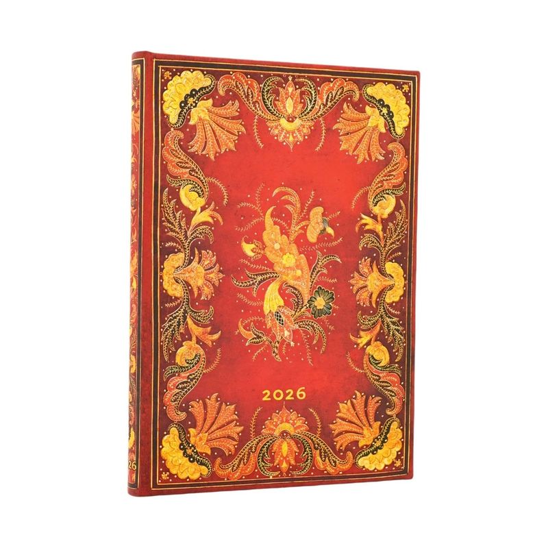 Paperblanks Midi 2026 Week To View Hard Cover Diary - Fiammetta