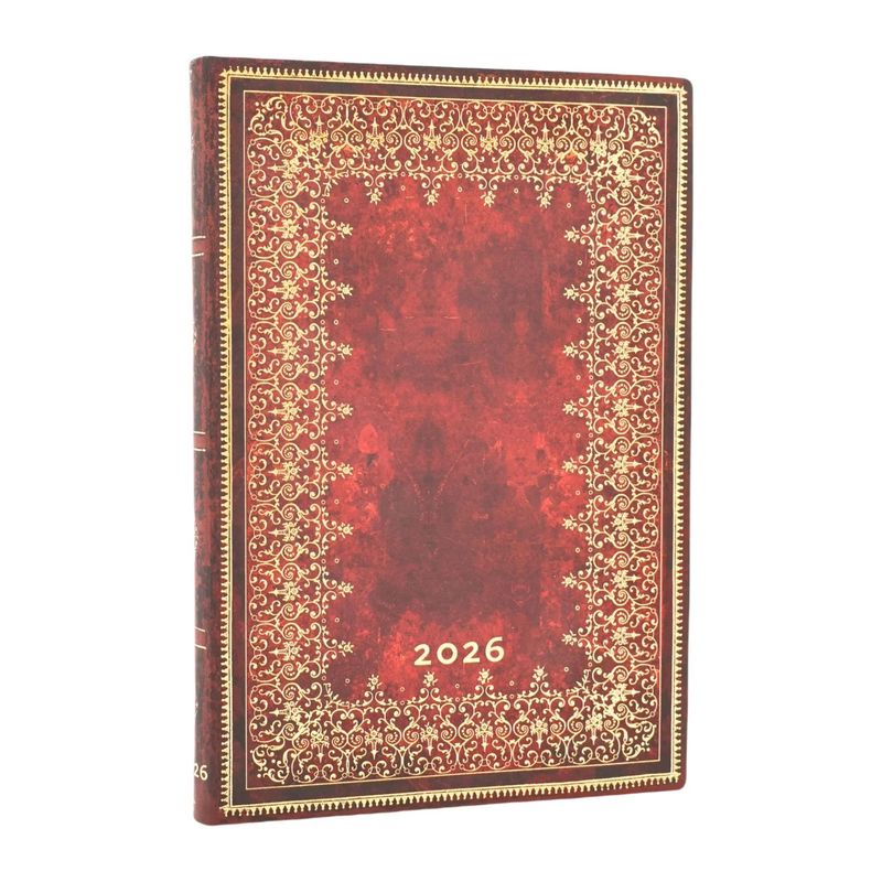 Paperblanks Midi 2026 Week To View Flexi Soft Cover Diary -  Foiled