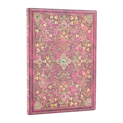 Paperblanks Midi 2026 Week To View Flexi Soft Cover Diary -  Diamond Jubilee