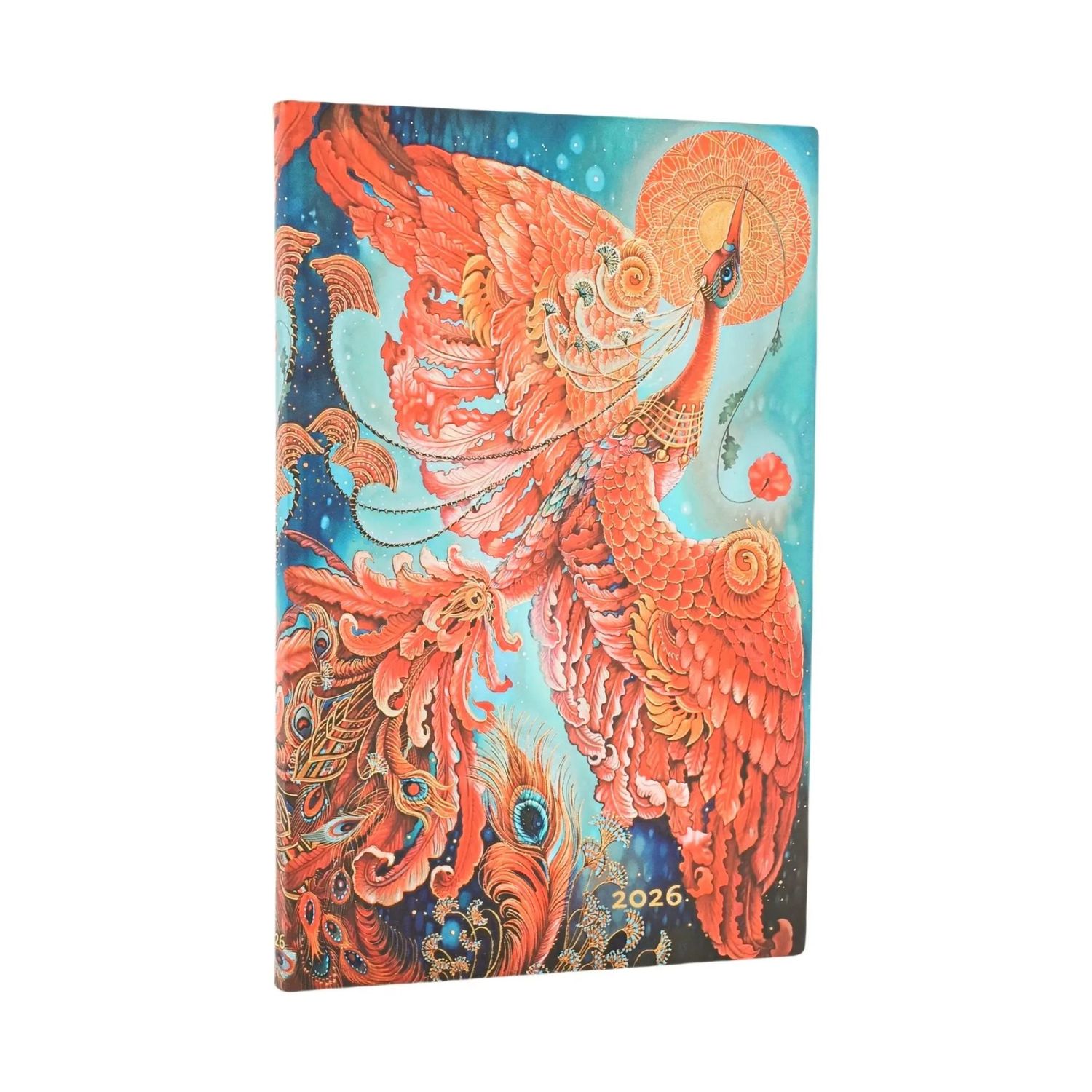 Paperblanks Maxi 2026 Week To View Flexi Soft Cover Diary - Firebird