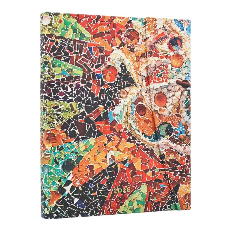 Paperblanks Ultra 2026 Day At A Time Hard Cover Diary - Gaudi's Sun