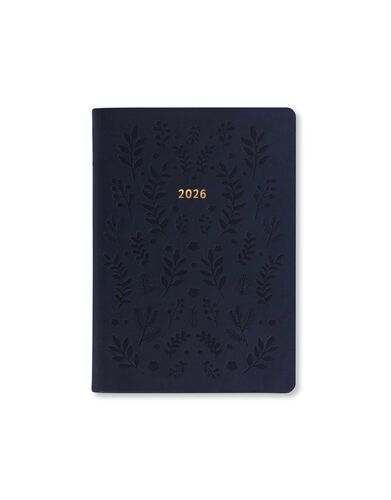 Letts Woodland A6 Week to View Diary 2026 - Navy