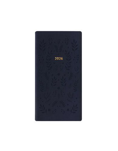 Letts Woodland Slim Pocket Week to View Diary 2026 - Navy
