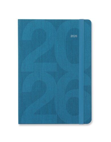 Letts Block A5 Week to View Diary 2026 - Teal