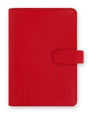 Filofax Saffiano Poppy Personal Organiser