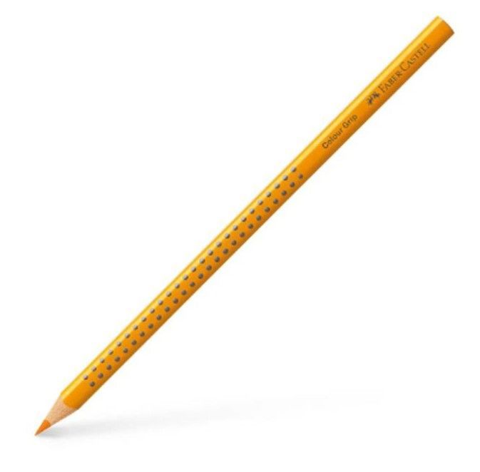 Faber Castell Colour Grip Colouring Pencil - Pumpkin Orange