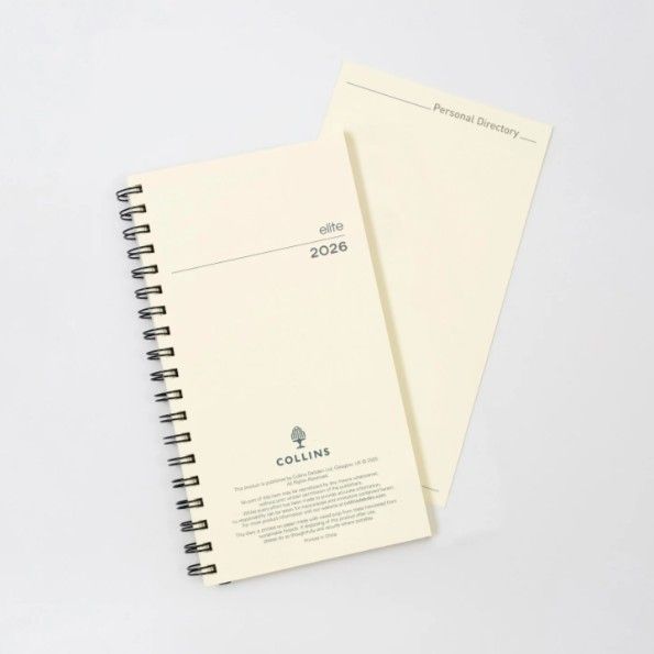 Collins Elite 2026 Pocket Week-to-View Planner - Diary Refill