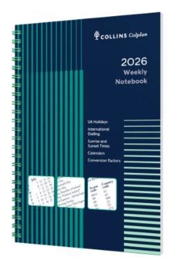Collins 2026 A5 Weekly Notebook Diary