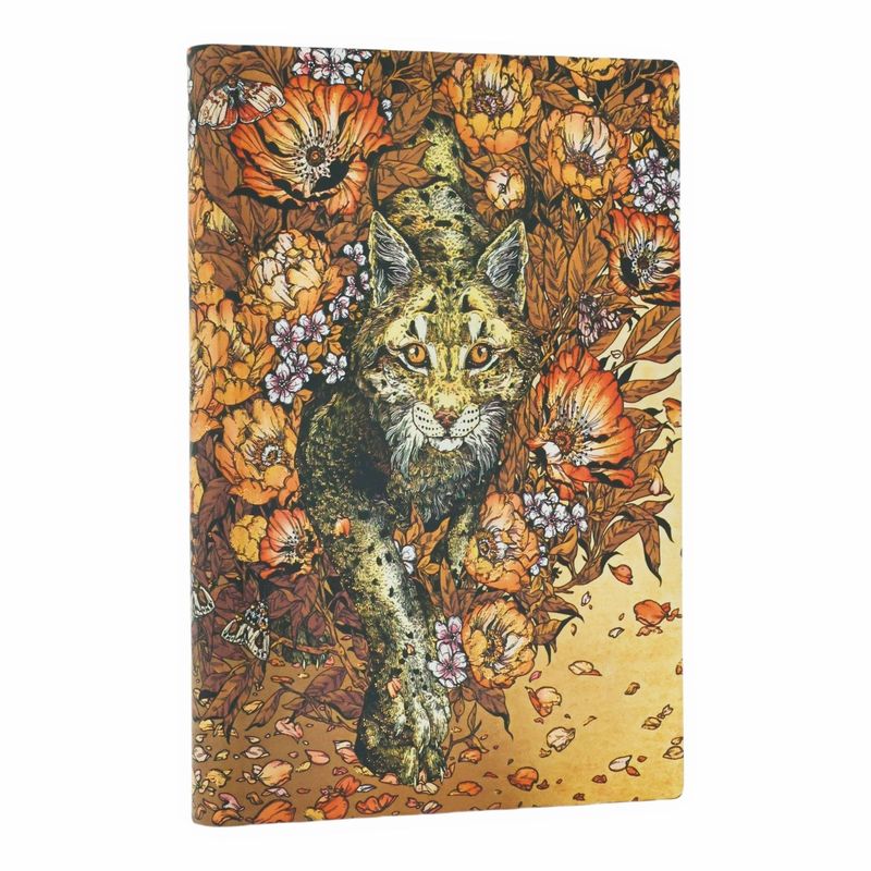 Paperblanks Flexi Softcover Mini Unlined Notebook - Lynx Rising