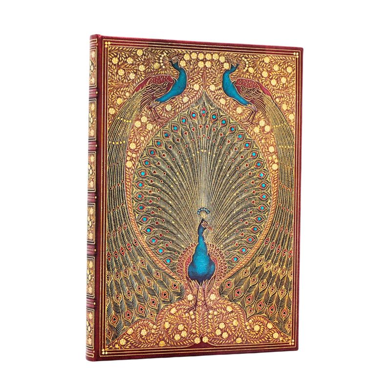 Paperblanks Midi Lined Notebook - Hafiz's Peacocks