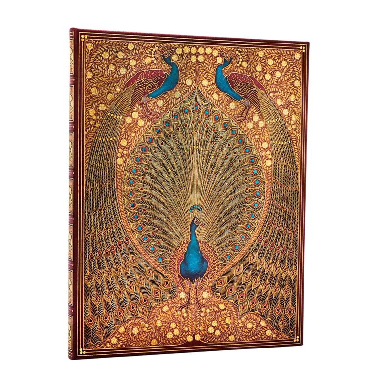Paperblanks Ultra Unlined Notebook - Hafiz's Peacocks