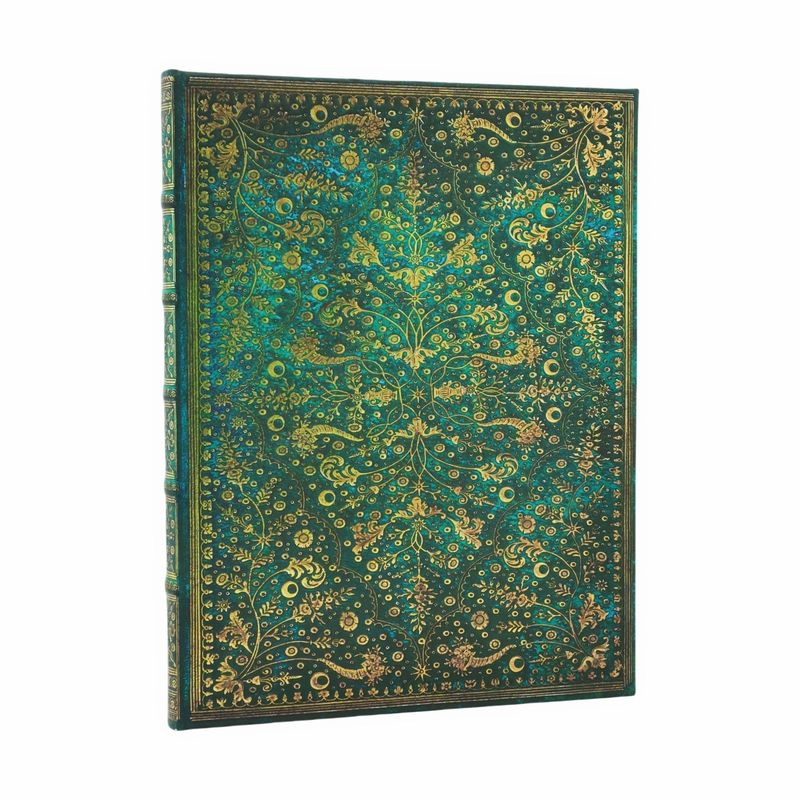 Paperblanks Ultra Lined Notebook - Emerald Flower