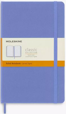 Moleskine Large Hydrangea Blue Hardcover Ruled Notebook Moleskine Large Hydrangea Blue Hardcover Ruled Notebook
