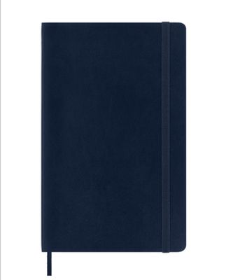 Moleskine Large Sapphire Blue Hardcover Ruled Notebook Moleskine Large Sapphire Blue Hardcover Ruled Notebook