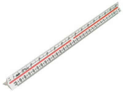 Helix 300mm Triangular Scale Ruler