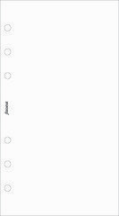 Filofax Personal White Plain Notepaper