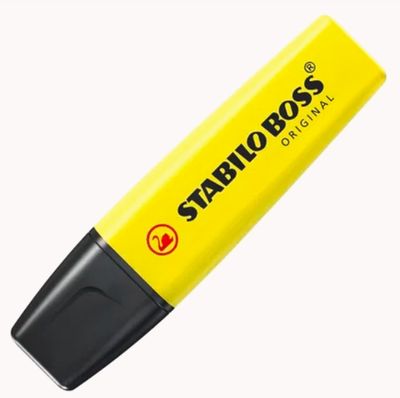 Stabilo BOSS Highlighter - Yellow (70/24) Stabilo BOSS Highlighter - Yellow (70/24)